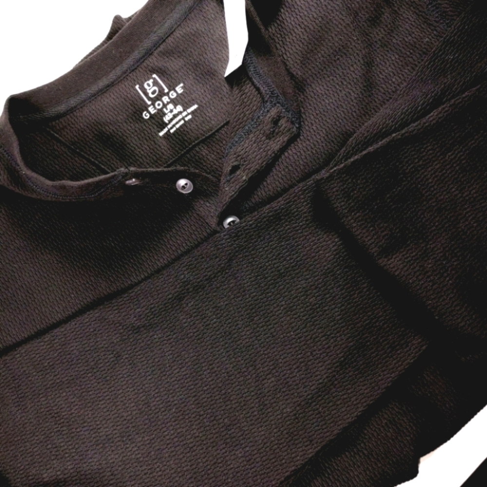 Mens black long sleeve NWT